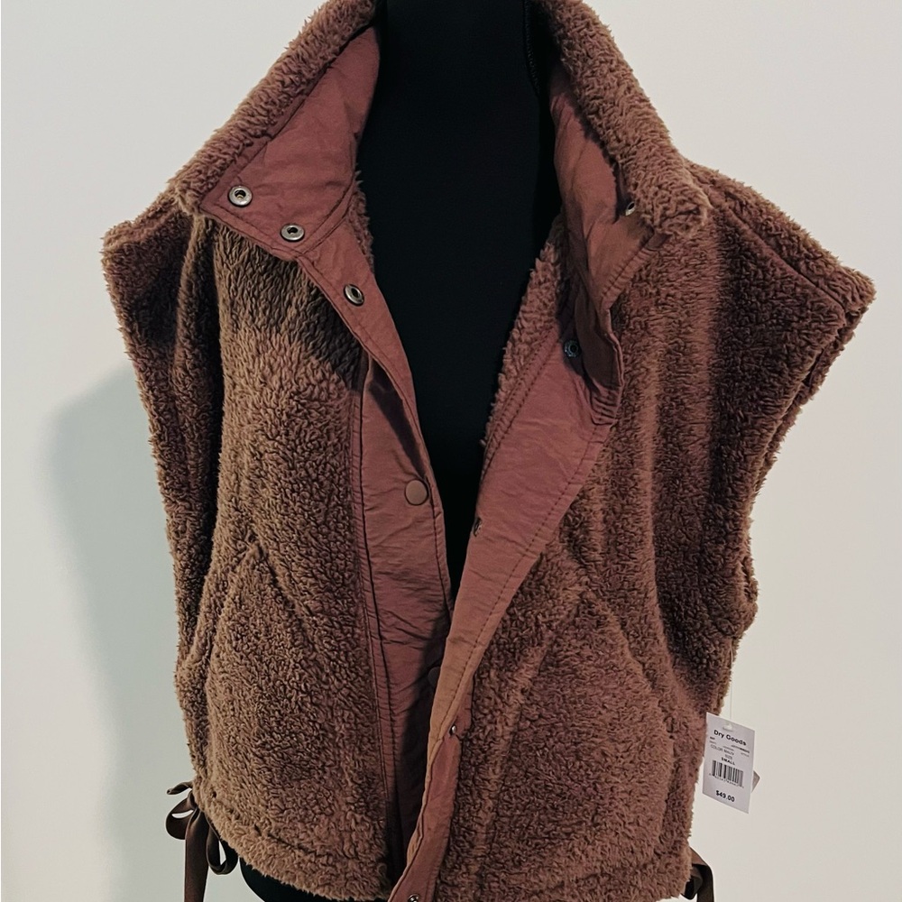 Thread & Supply Brown Teddy Jacket